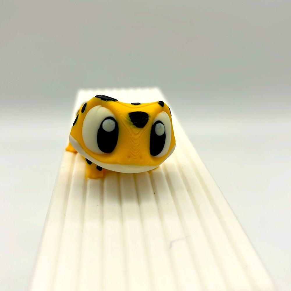 3D printed Leopard Gecko mini  Fidget Toy Fun Collectible Stress …